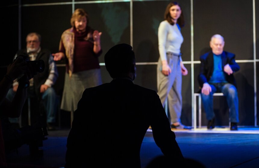 В театре Ермоловой прошла премьера спектакля "Счастливчики" 17 фото