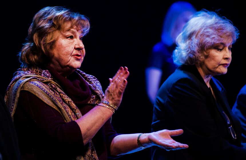 В театре Ермоловой прошла премьера спектакля "Счастливчики" 14 фото