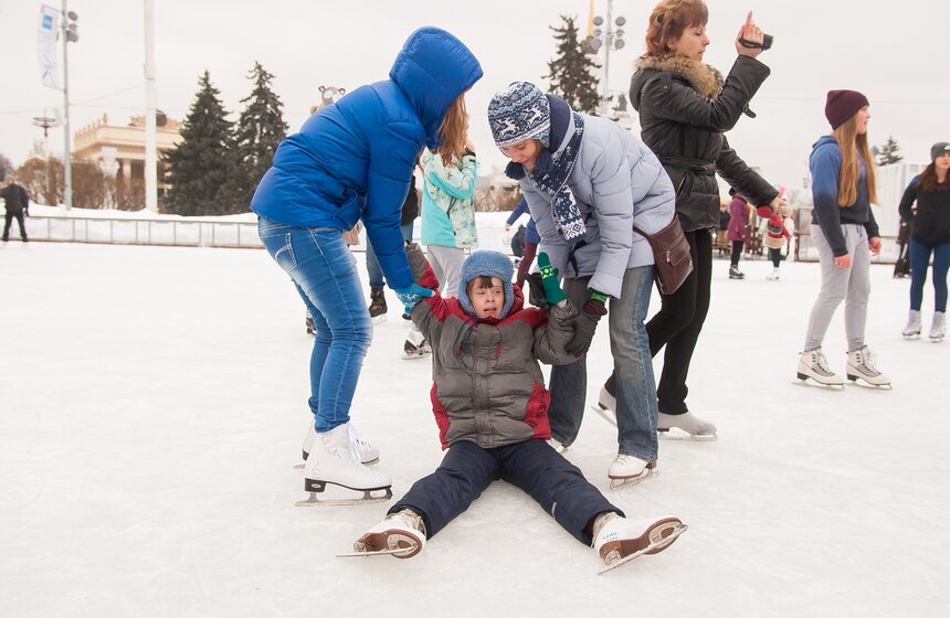 Благотворительный день на катке ВДНХ 14 фото