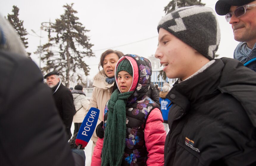 Благотворительный день на катке ВДНХ 7 фото