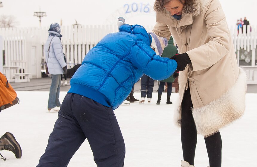 Благотворительный день на катке ВДНХ 11 фото