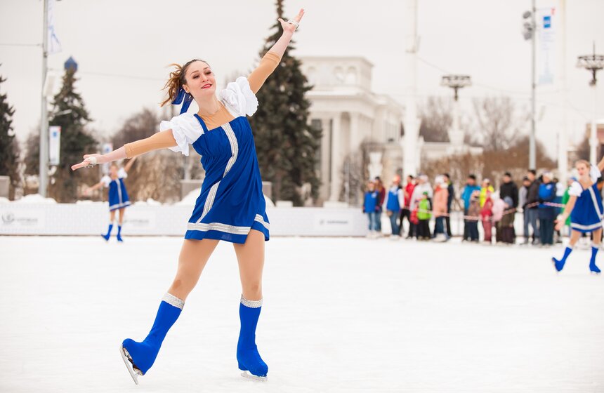 Благотворительный день на катке ВДНХ 23 фото