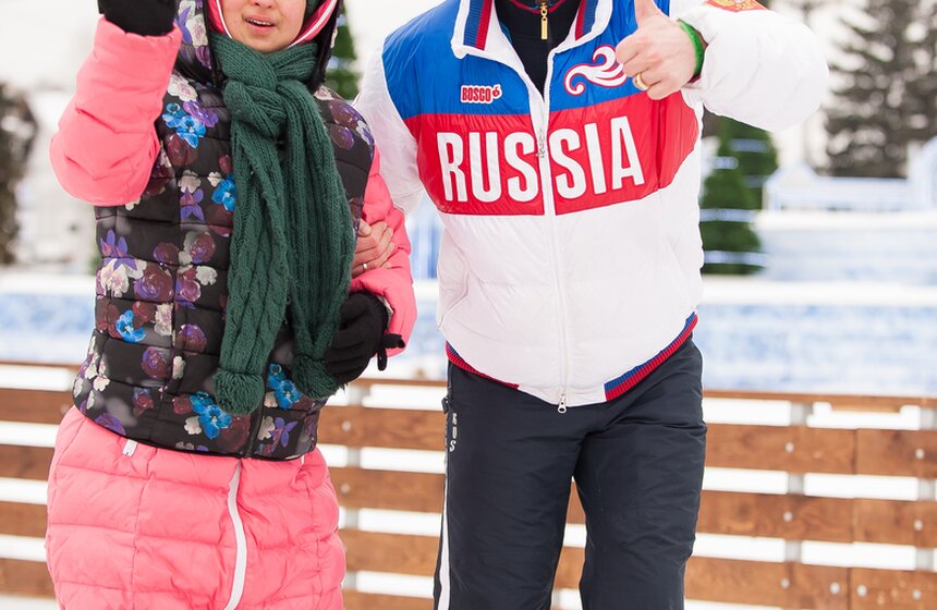 Благотворительный день на катке ВДНХ 19 фото