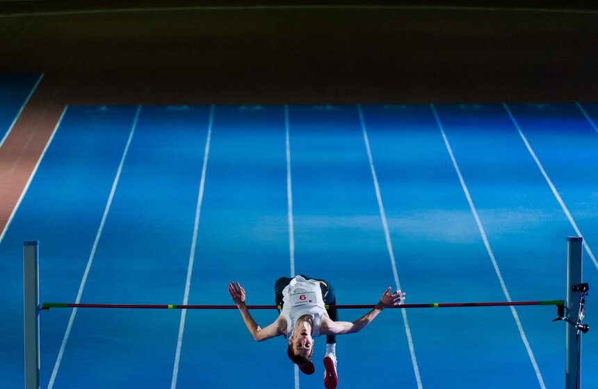 Прошел международный турнир "Кубок Москвы по прыжкам в высоту" 23 фото