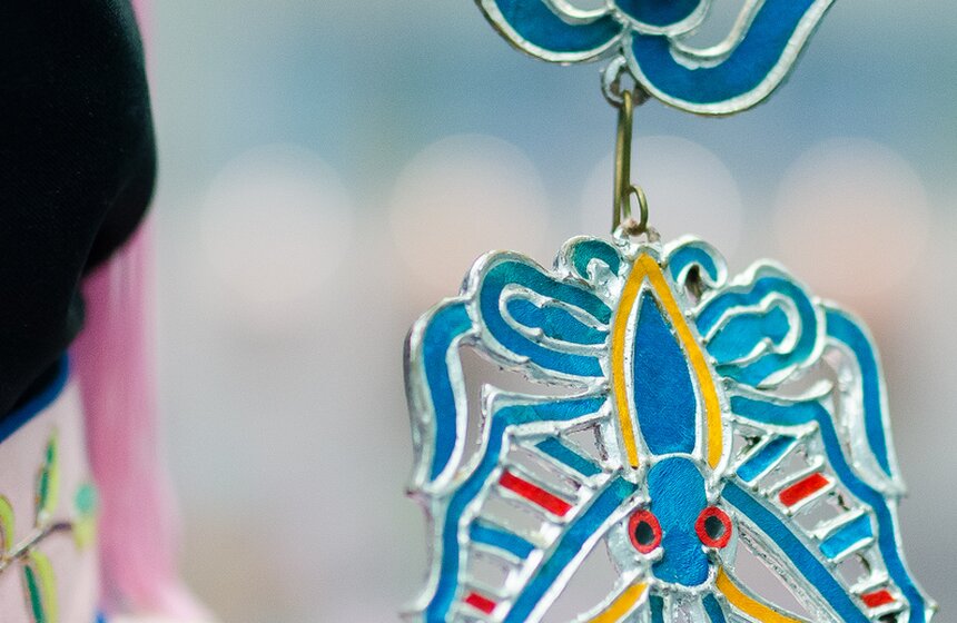 Выставка "Китайская новогодняя картина" на ВДНХ 16 фото