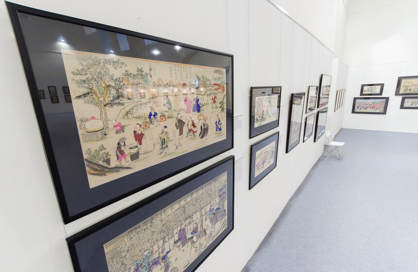 Выставка "Китайская новогодняя картина" на ВДНХ 21 фото