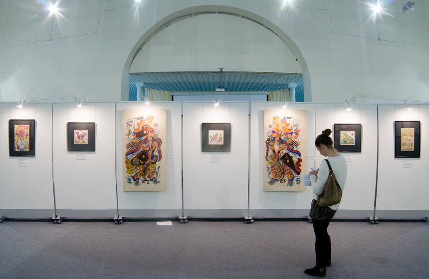 Выставка "Китайская новогодняя картина" на ВДНХ 6 фото