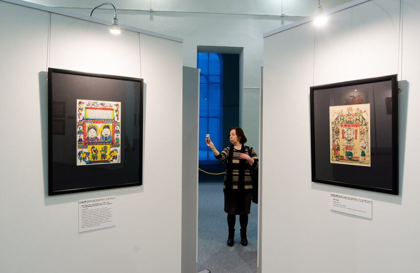 Выставка "Китайская новогодняя картина" на ВДНХ 13 фото