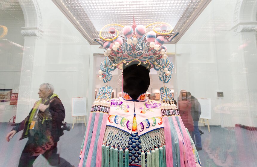 Выставка "Китайская новогодняя картина" на ВДНХ 9 фото