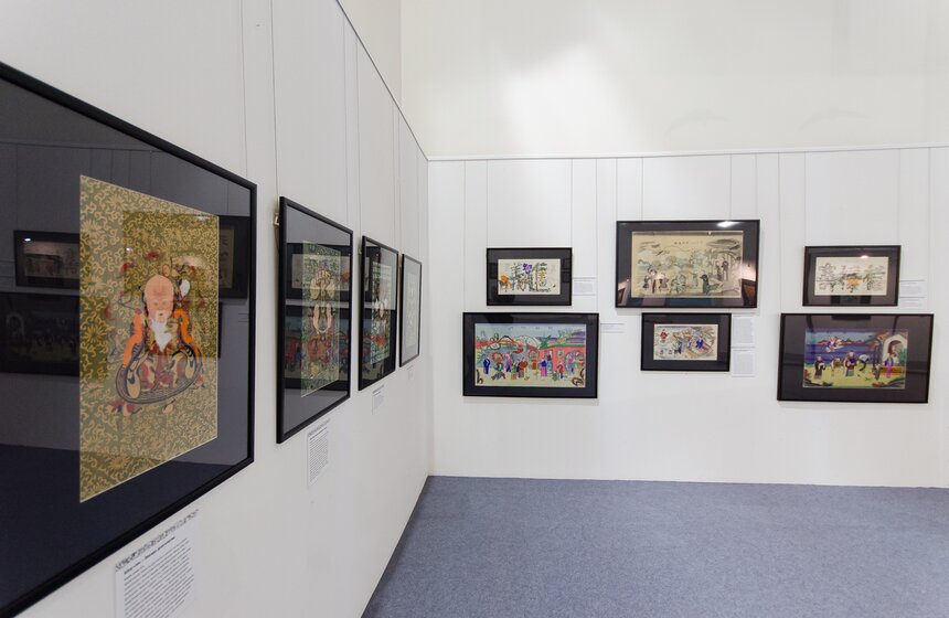 Выставка "Китайская новогодняя картина" на ВДНХ 26 фото