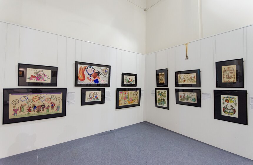 Выставка "Китайская новогодняя картина" на ВДНХ 25 фото