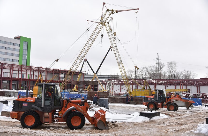 Сергей Собянин осмотрел строящееся электродепо "Лихоборы" 2 фото