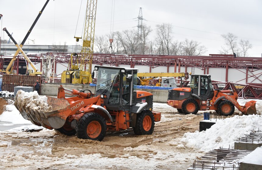 Сергей Собянин осмотрел строящееся электродепо "Лихоборы" 4 фото