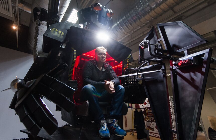 Презентация трехметрового робота Night Fox II в МХПИ 26 фото