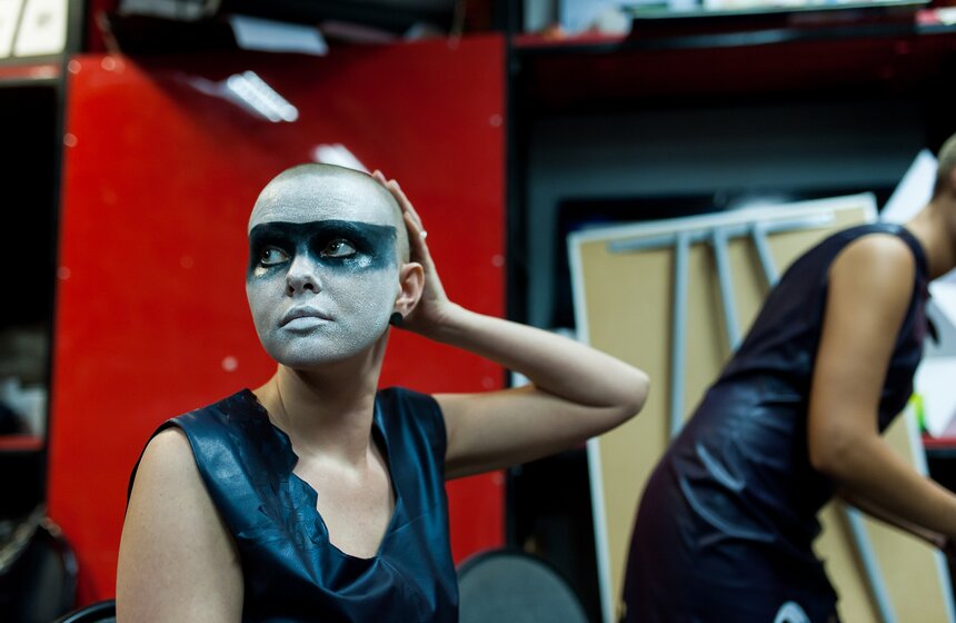 Модный показ студентов МХПИ 4 фото