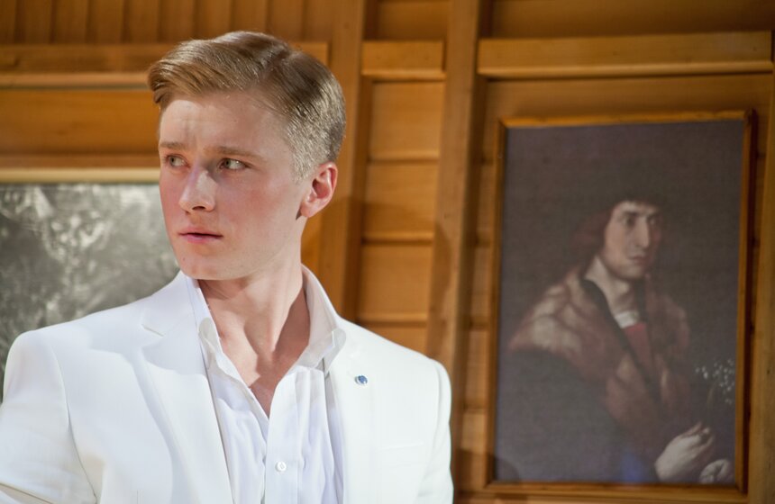 Прогон спектакля "Безымянная звезда" 35 фото