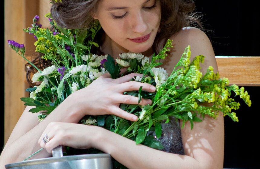 Прогон спектакля "Безымянная звезда" 36 фото