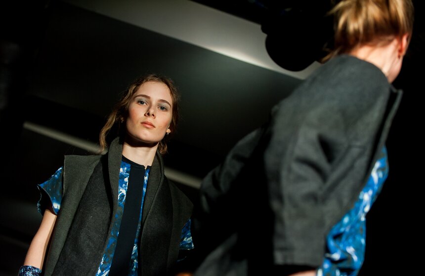 Модный показ студентов МХПИ 21 фото