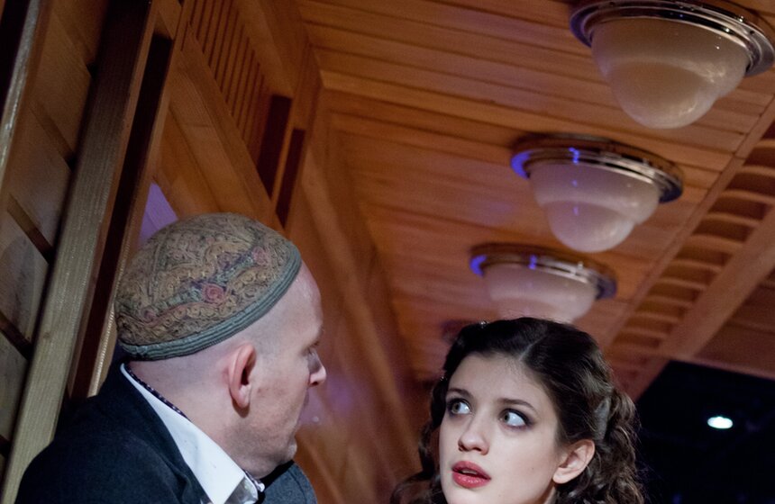 Прогон спектакля "Безымянная звезда" 20 фото