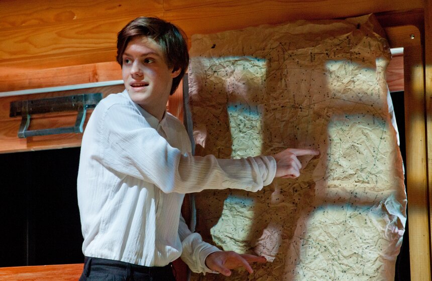 Прогон спектакля "Безымянная звезда" 18 фото