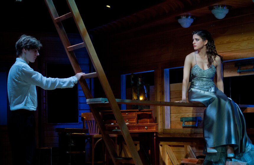 Прогон спектакля "Безымянная звезда" 24 фото