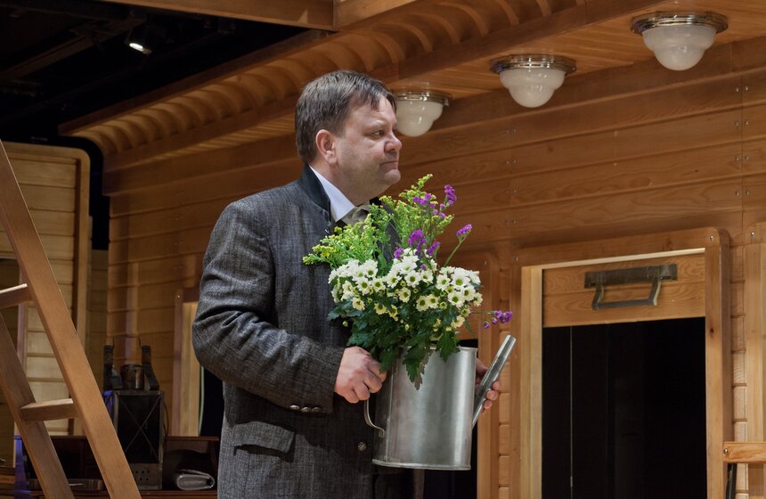 Прогон спектакля "Безымянная звезда" 31 фото