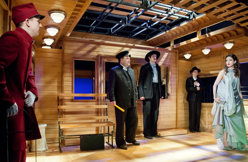 Прогон спектакля "Безымянная звезда" 9 фото