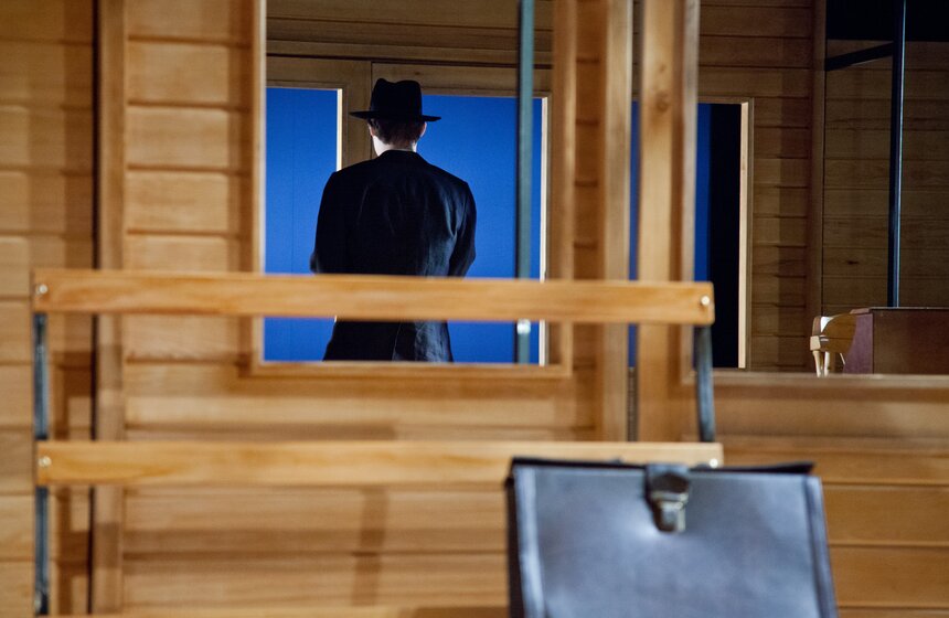 Прогон спектакля "Безымянная звезда" 4 фото