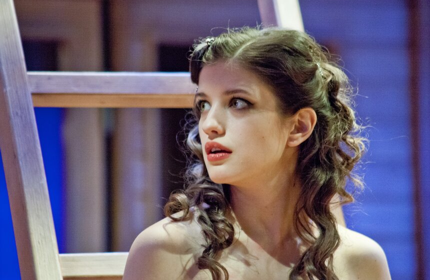 Прогон спектакля "Безымянная звезда" 17 фото