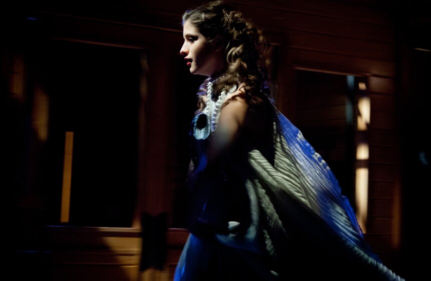 Прогон спектакля "Безымянная звезда" 13 фото