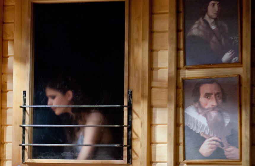 Прогон спектакля "Безымянная звезда" 14 фото