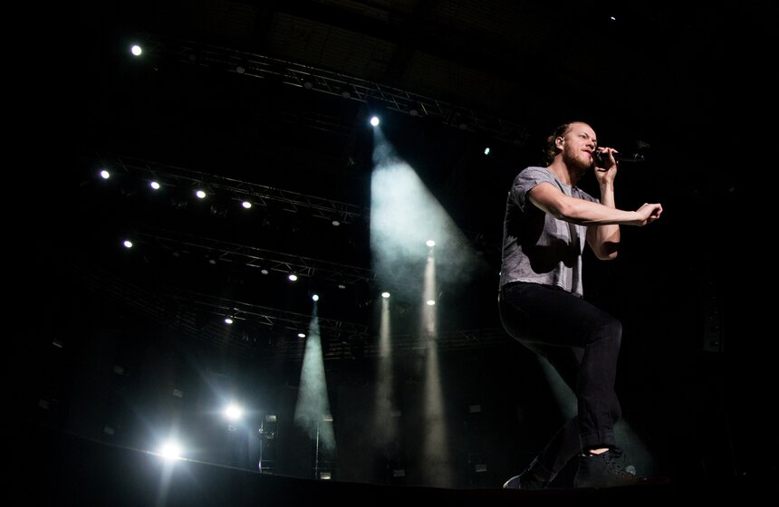 Концерт группы Imagine Dragons в СК "Олимпийский" 15 фото