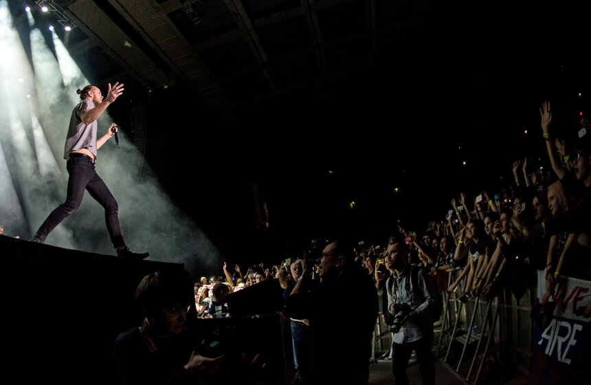 Концерт группы Imagine Dragons в СК "Олимпийский" 17 фото