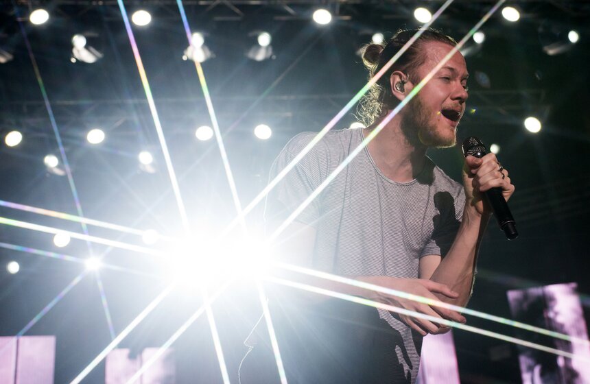 Концерт группы Imagine Dragons в СК "Олимпийский" 22 фото