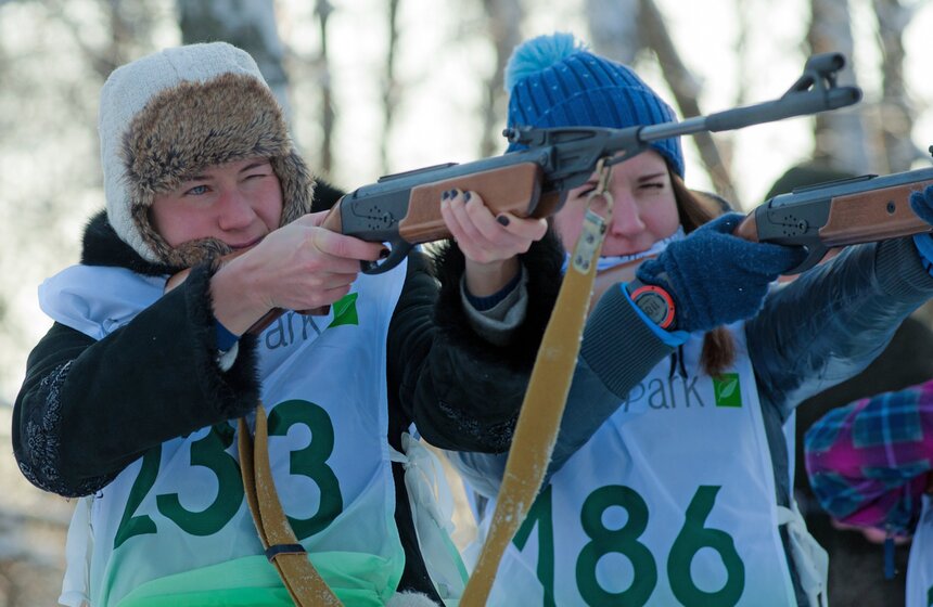 Соревнования по биатлону на коньках в "Сокольниках" 9 фото