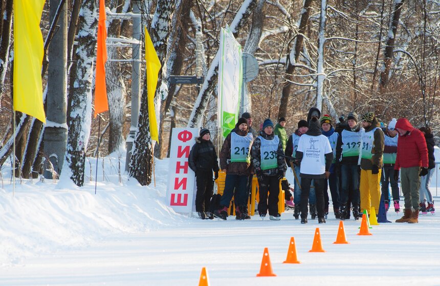 Соревнования по биатлону на коньках в "Сокольниках" 1 фото