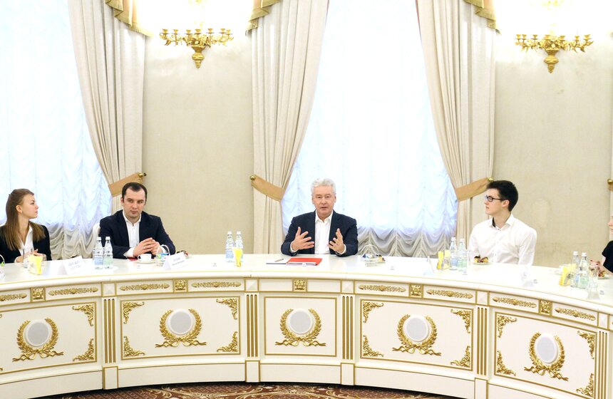 Сергей Собянин встретился со студентами столичных вузов 13 фото