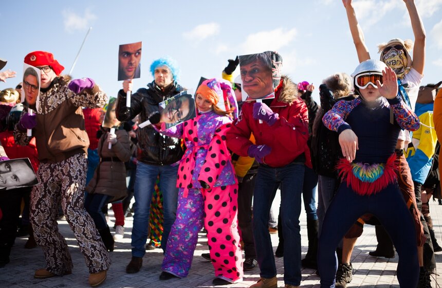 Телеканал "Москва 24" устроил флеш-моб Harlem Shake 8 фото