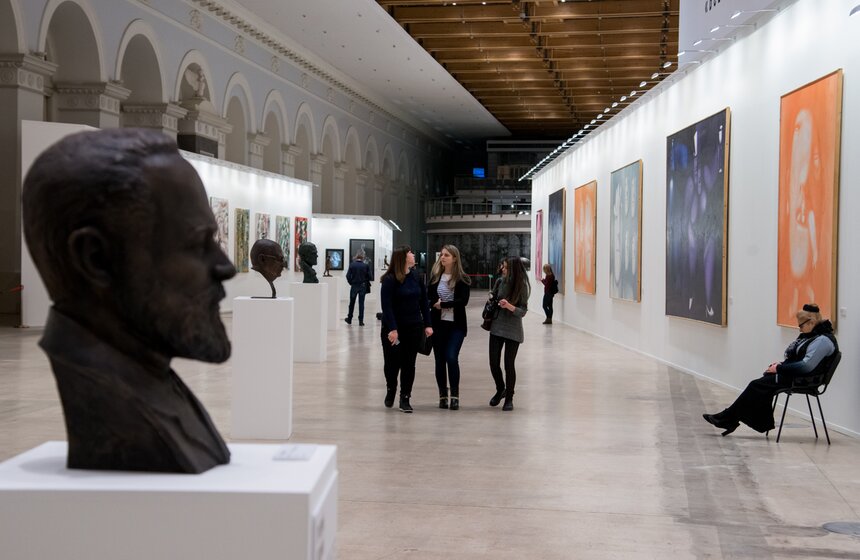 Выставка "Эрнст Неизвестный. Возвращение в Манеж" 9 фото