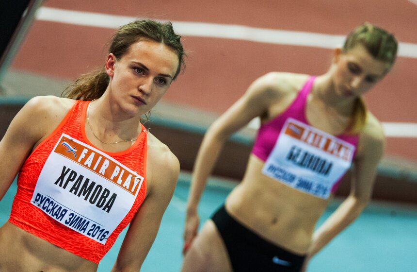 Как прошли соревнования по легкой атлетике "Русская зима" 21 фото