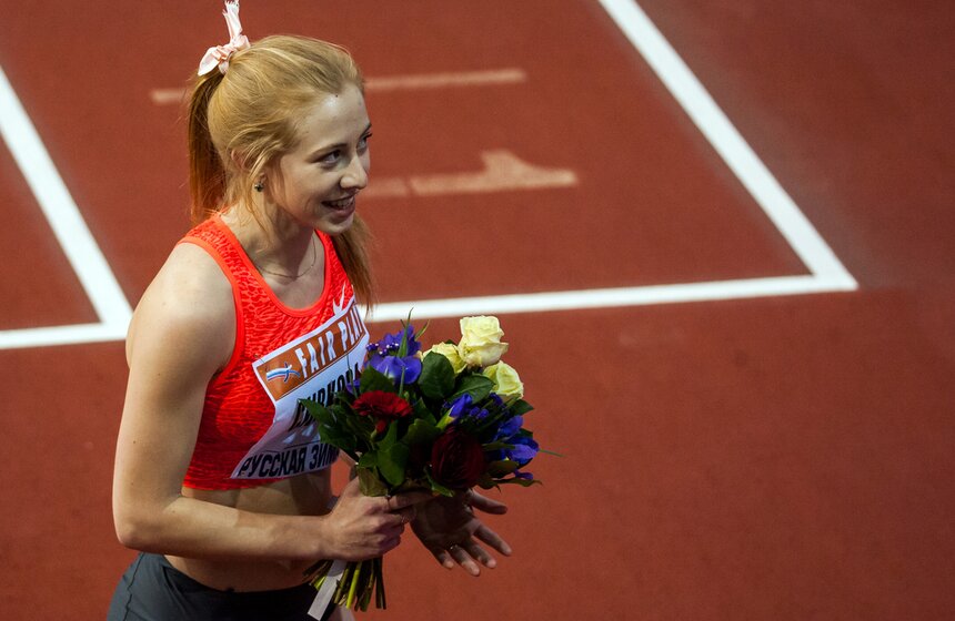 Как прошли соревнования по легкой атлетике "Русская зима" 29 фото