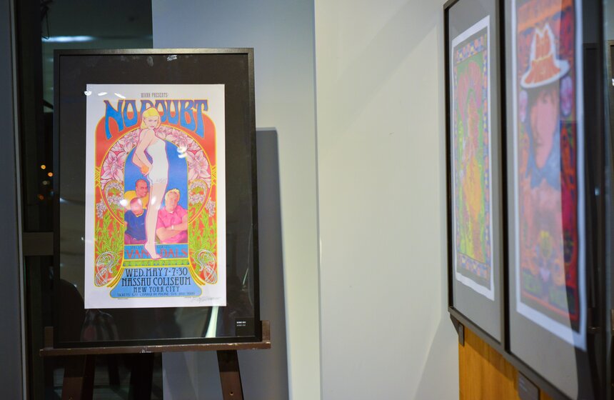 В "Цветном" открылась выставка "Bob Masse: Rock Posters" 14 фото