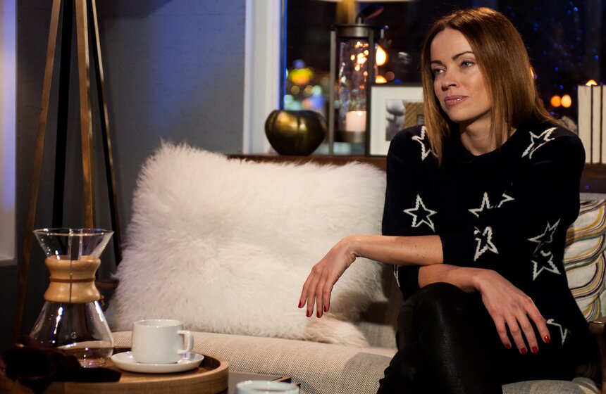 В студии  "Москвы 24" в парке Горького прошли съемки интервью 21 фото