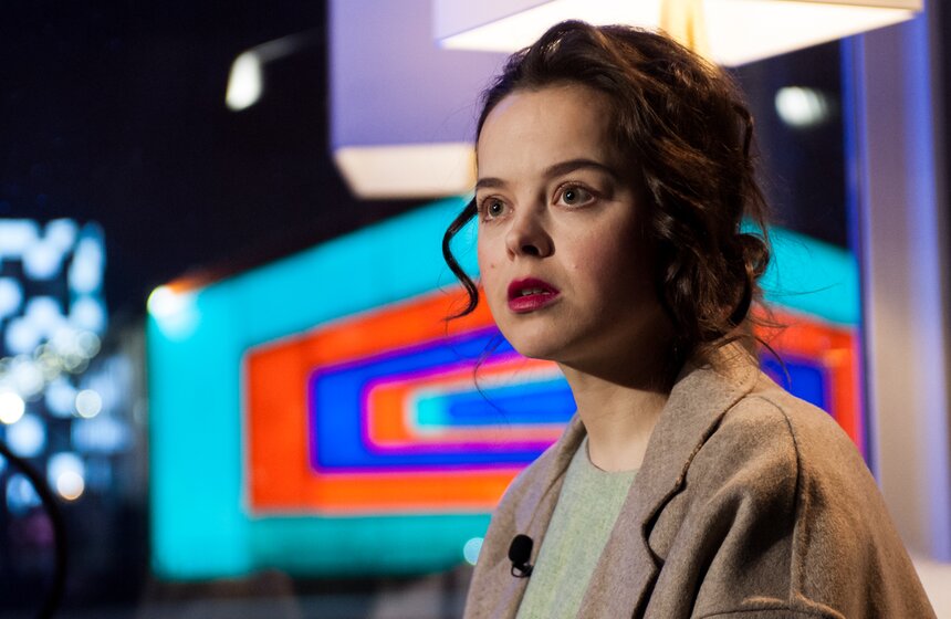 В студии  "Москвы 24" в парке Горького прошли съемки интервью 15 фото