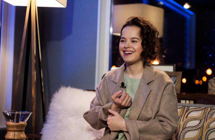 В студии  "Москвы 24" в парке Горького прошли съемки интервью 14 фото