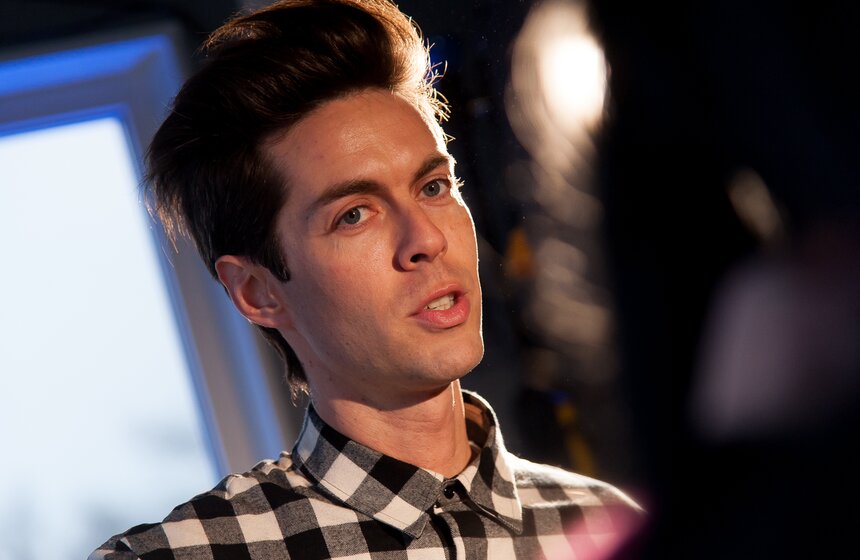 Как проходили съемки программы "Москва -24" в парке Горького 8 фото