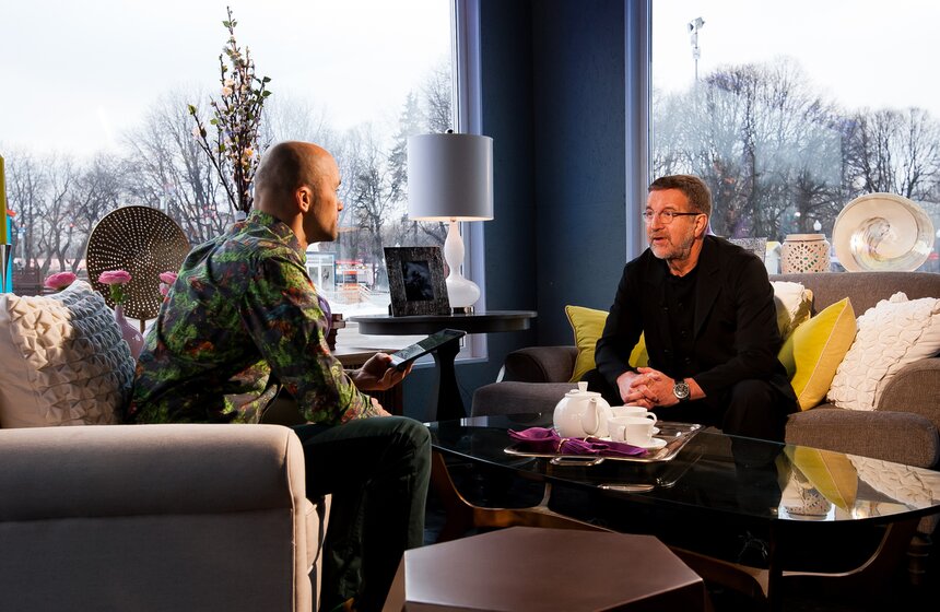 Как проходили съемки программы "Москва -24" в парке Горького 1 фото