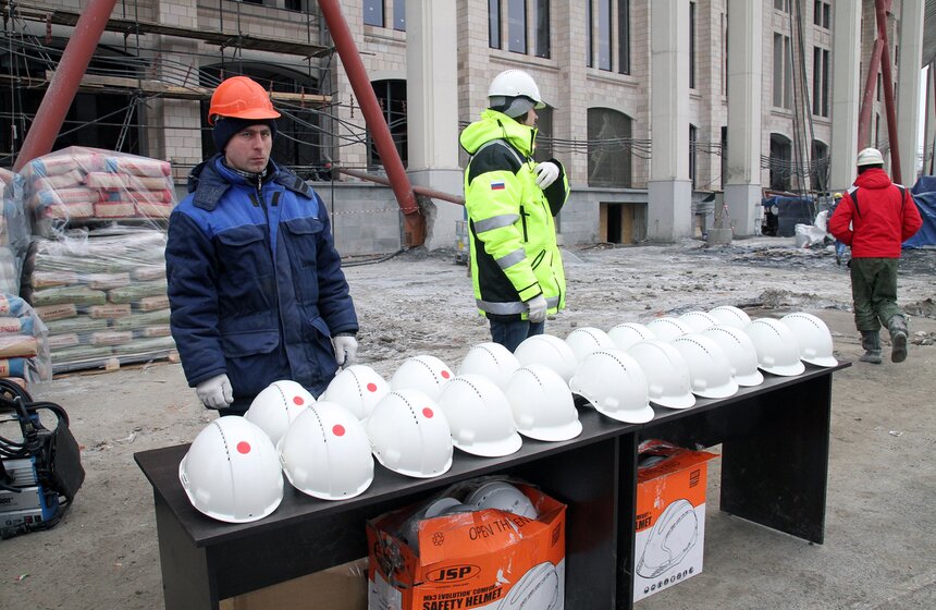 Сергей Собянин осмотрел ход строительства "Лужников" 8 фото