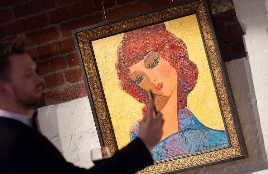 Выставка "Современная живопись эпохи постмодернизма XXI века" 8 фото