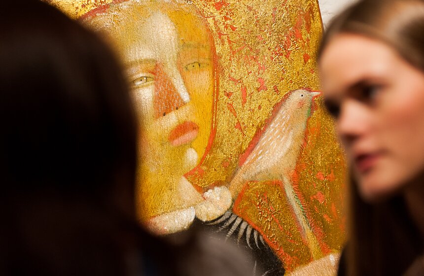 Выставка "Современная живопись эпохи постмодернизма XXI века" 10 фото